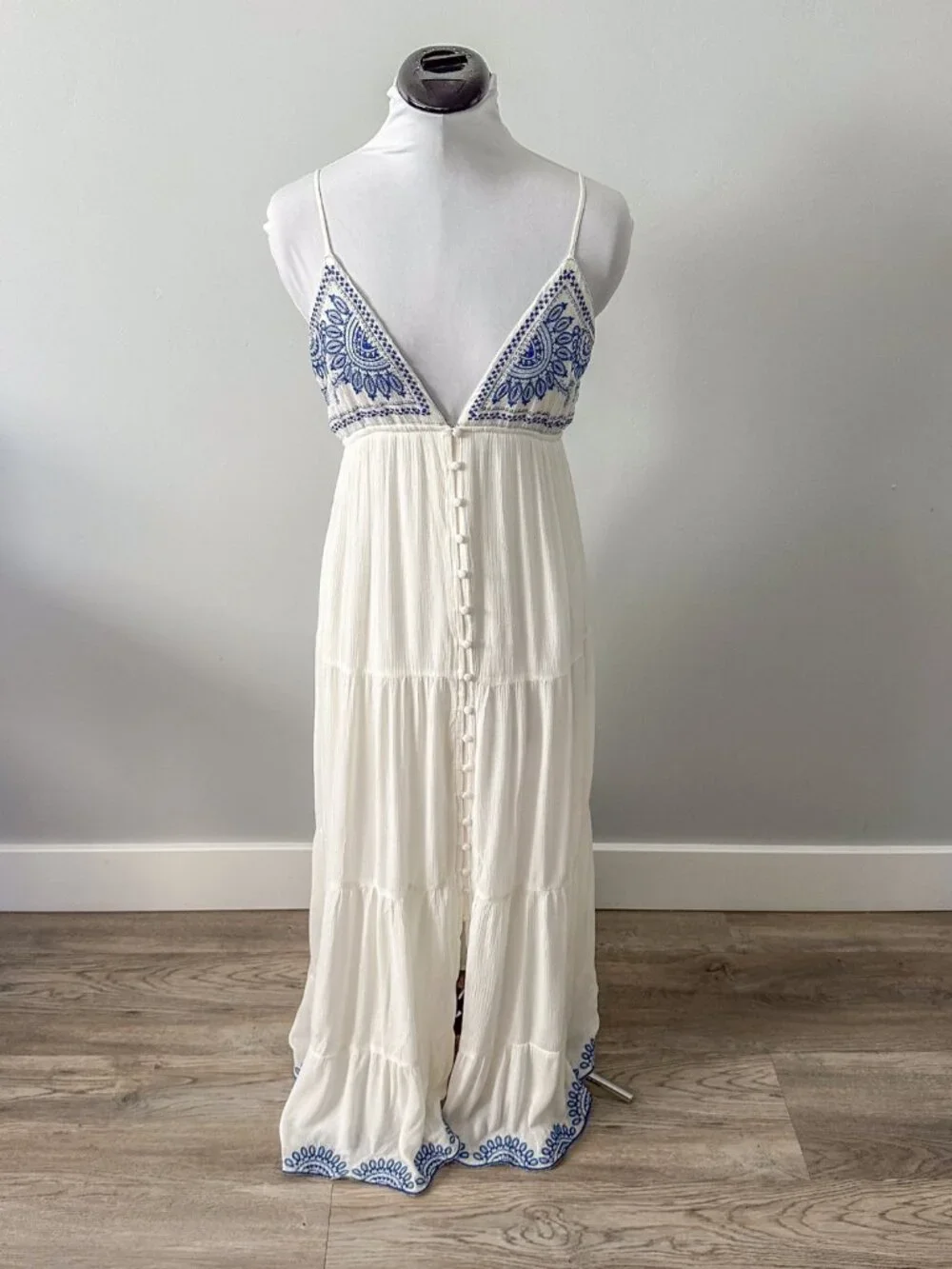 Lulus Those Summer Days White Embroidered Maxi Dress - Picture 5 of 12